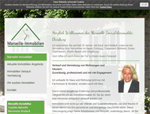 Tablet Screenshot of marseille-immobilien.com